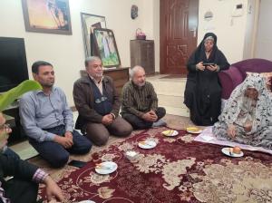 دیدارمدیران و کارکنان بانک توسعه صادرات با خانواده شهدا 