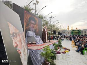 اربعین سید مقاومت شهید سید حسن نصرالله در بین الحرمین