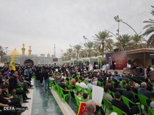 اربعین سید مقاومت شهید سید حسن نصرالله در بین الحرمین