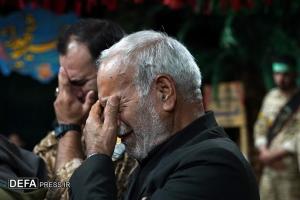 مراسم وداع با پیکر شهید «حامد جندقی»