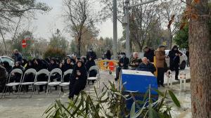 مراسم بدرقه و تدفین دایی بهمن نخاعی‌ها برگزار شد