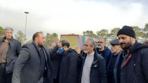 مراسم بدرقه و تدفین دایی بهمن نخاعی‌ها برگزار شد