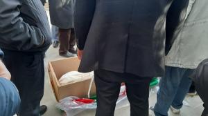 مراسم بدرقه و تدفین دایی بهمن نخاعی‌ها برگزار شد