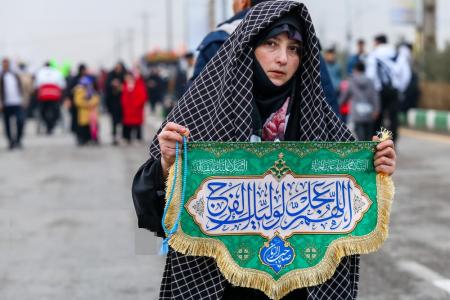 شب نیمه شعبان در مسجد مقدس جمکران/تصاویر زیبا