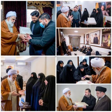 نماینده رهبر انقلاب با خانواده فرماندهان شهید لبنان دیدار کرد