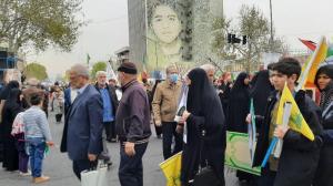 پای قدس ایستادن زیر بوسه‌های باران!/تصاویر
