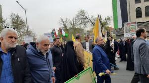 پای قدس ایستادن زیر بوسه‌های باران!/تصاویر