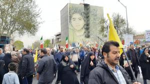 پای قدس ایستادن زیر بوسه‌های باران!/تصاویر