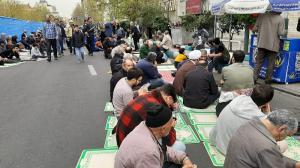 پای قدس ایستادن زیر بوسه‌های باران!/تصاویر