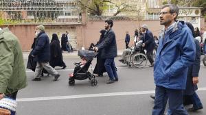 پای قدس ایستادن زیر بوسه‌های باران!/تصاویر