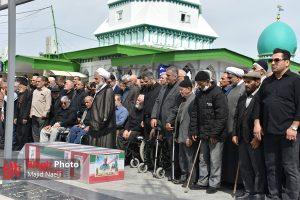 جانباز ۷۰درصد آملی به هم‌رزمان شهیدش پیوست