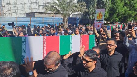 پیکر یک جانباز شهید در سبزوار تشییع شد