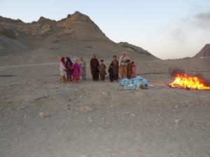 اردوی جهادی ایثارگران در تنگنای نابسامانی‌های بشاگرد+عکس