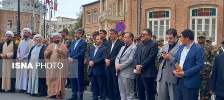  تشییع پیکر جانباز شهید «یوسف طالب مرندی» در ارومیه