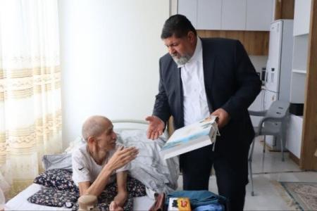 تکریم جانباز ۷۰ درصد دفاع مقدس در دماوند