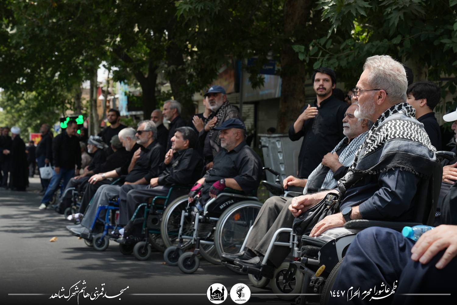 گزارش تصویری عزاداری دهه اول  محرم جانبازان شهرک شاهد تهرانپارس