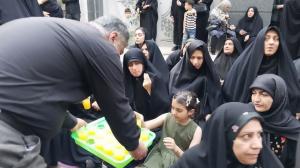 دیدار خادم یاران  حرم رضوی با خانواده شهیدسینا سهامی 