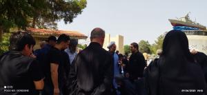 مراسم تشییع و تدفین جانباز شهید فرج  جمالی گلزار برگزار شد