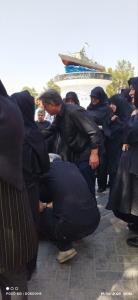 مراسم تشییع و تدفین جانباز شهید فرج  جمالی گلزار برگزار شد