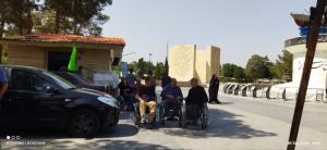 مراسم تشییع و تدفین جانباز شهید فرج  جمالی گلزار برگزار شد