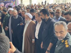 وداع  مردم ولایی با پیکر مطهر سرباز شهید فرزین میرزا گل پور طلوتی در بابل+تصاویر 