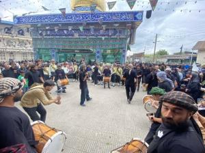 وداع  مردم ولایی با پیکر مطهر سرباز شهید فرزین میرزا گل پور طلوتی در بابل+تصاویر 