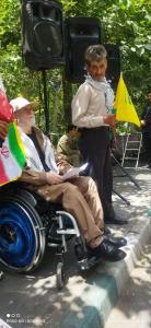 تجمع اعتراضی جمعی از خانواده شهدا و ایثارگران برگزار شد