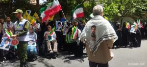 تجمع اعتراضی جمعی از خانواده شهدا و ایثارگران برگزار شد