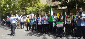 تجمع اعتراضی جمعی از خانواده شهدا و ایثارگران برگزار شد