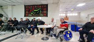 دیدار مدیران موسسه فرهنگی، ورزشی و توانبخشی ایثار  با جانبازان ورزشکار تهران