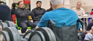 دیدار مدیران موسسه فرهنگی، ورزشی و توانبخشی ایثار  با جانبازان ورزشکار تهران