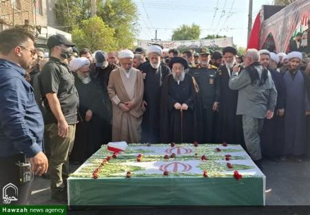 سپهبد شهید رشید در دزفول به خاک سپرده شد