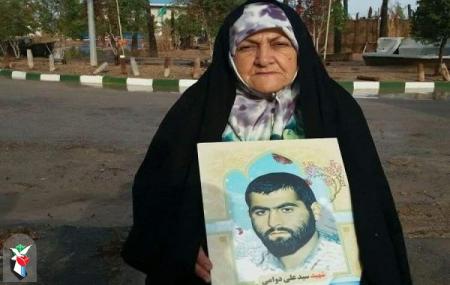 مادر سردار شهید سید علی دوامی از مازندران آسمانی شد