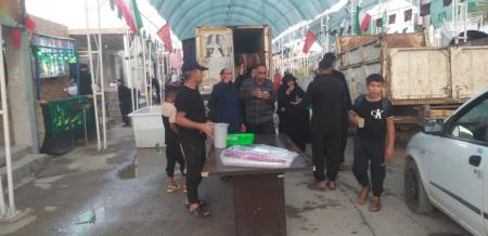گزارش تصویری از فعالیت و خدمت‌رسانی موکب شهدای نینوای سردار شهید غلامی 