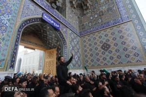 تصاویر/ عزاداری روز شهادت امام رضا علیه‌السلام در حرم مطهر رضوی