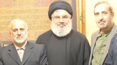 تصویری از فرماندهان شهید با سیدحسن نصرالله