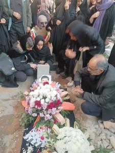 گزارشی تصویری از مراسم تشییع جانباز نخاعی شهید «دکتر رضیعی»
