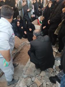 گزارشی تصویری از مراسم تشییع جانباز نخاعی شهید «دکتر رضیعی»