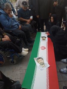 گزارشی تصویری از مراسم تشییع جانباز نخاعی شهید «دکتر رضیعی»