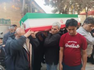 گزارشی تصویری از مراسم تشییع جانباز نخاعی شهید «دکتر رضیعی»