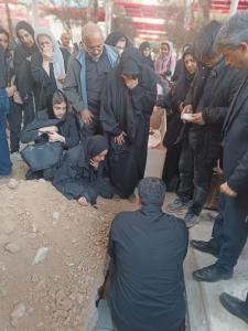 گزارشی تصویری از مراسم تشییع جانباز نخاعی شهید «دکتر رضیعی»