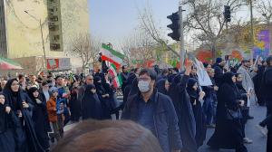 گزارش مصور از حماسه بصیرت‌مندانه ۲۲ دی و حضور دشمن‌شکن تهرانی‌ها/تصاویر