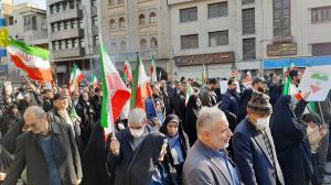 گزارش مصور از حماسه بصیرت‌مندانه ۲۲ دی و حضور دشمن‌شکن تهرانی‌ها/تصاویر