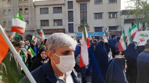 گزارش مصور از حماسه بصیرت‌مندانه ۲۲ دی و حضور دشمن‌شکن تهرانی‌ها/تصاویر