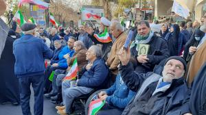 گزارش مصور از حماسه بصیرت‌مندانه ۲۲ دی و حضور دشمن‌شکن تهرانی‌ها/تصاویر