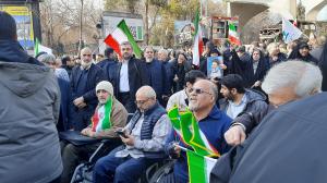 گزارش مصور از حماسه بصیرت‌مندانه ۲۲ دی و حضور دشمن‌شکن تهرانی‌ها/تصاویر