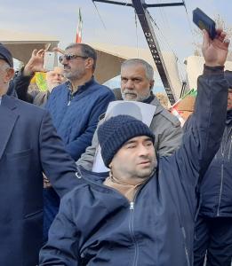 گزارش مصور از حماسه بصیرت‌مندانه ۲۲ دی و حضور دشمن‌شکن تهرانی‌ها/تصاویر