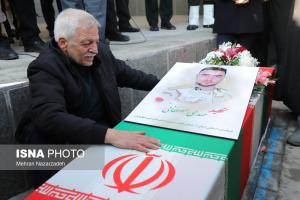  وداع مردم تبریز با شهید مرزبانی «مهدی مصطفایی»