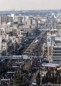 گزارش تصویری از راهپیمایی تاریخی ۲۲بهمن