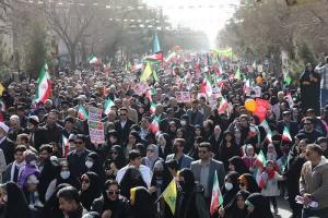 گزارش تصویری از راهپیمایی تاریخی ۲۲بهمن